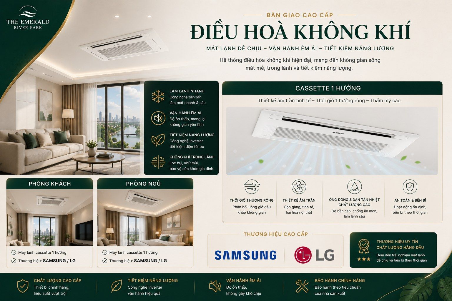 Tiêu chuẩn bàn giao - Điều hoà không khí